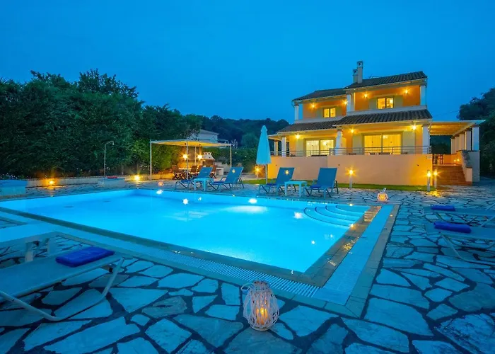 فيلة Avlaki Beachfront